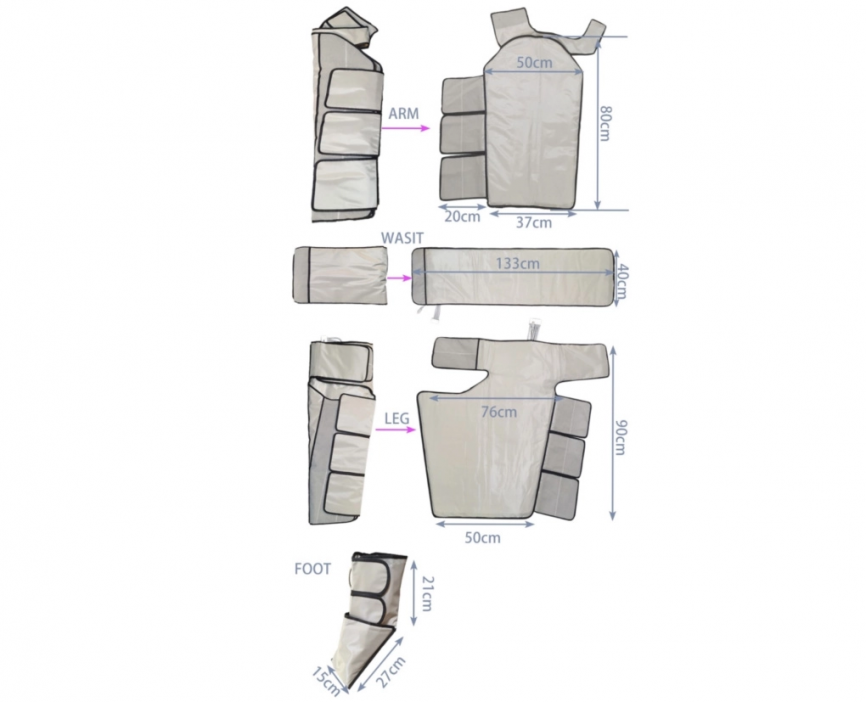 Аппарат физиотерапевтический для прессотерапии, ик-прогрева Scopula PressoPro 2 фото 4