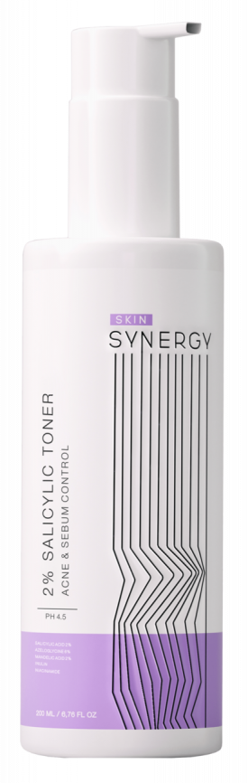 Тонер Салициловый 2% / Salicylic Toner 2% Skin Synergy, флакон 200 мл фото 1