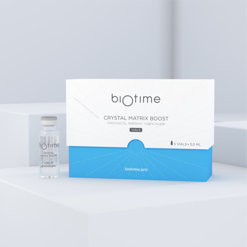 Биотайм Хрусталь матрикс буст (Biotime Crystal matrix boost), ампулы 5*3мл фото 1
