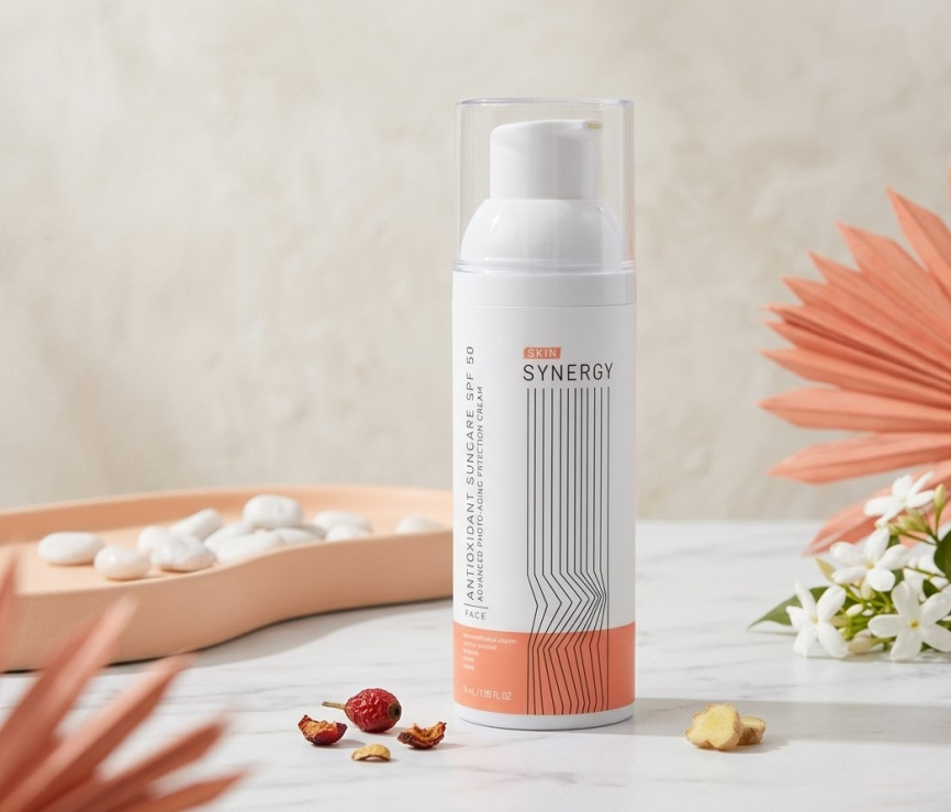 Крем солнцезащитный антиоксидантный СПФ50 /ANTIOXIDANТ SUNCARE SPF50 CREAM Skin Synergy,флакон 50 мл фото 1