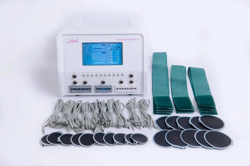 Аппарат физиотерапевтический для прессотерапии, ик-прогрева, миостимуляции Scopula PressoPro 4 фото 2