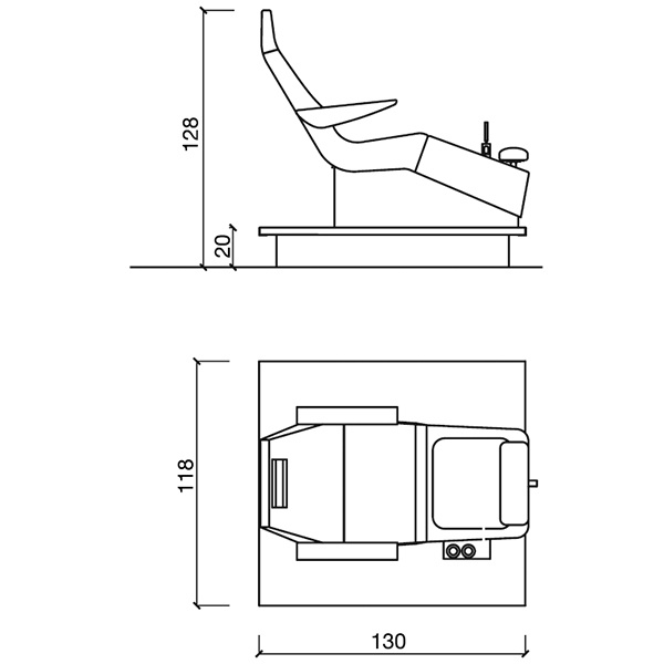Педикюрная группа STREAMLINE PIPELESS BASIC SHIATSU фото 5